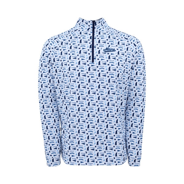 Novus Maine Script Logos Performance 1/4 Zip